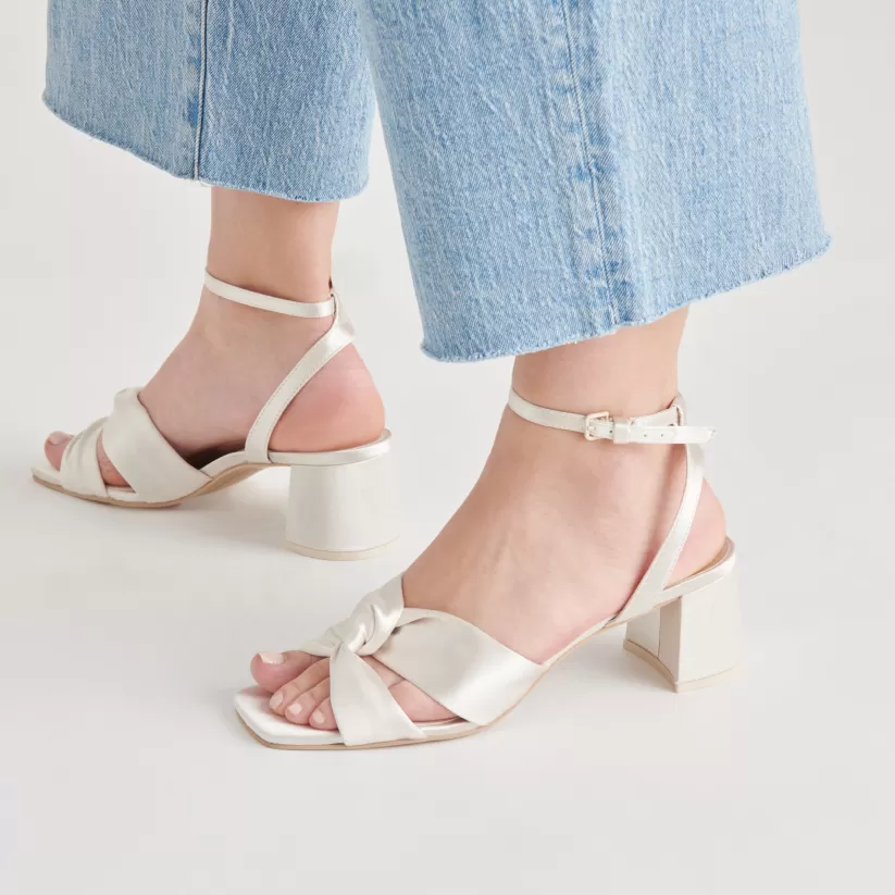 Heels | Dolce Vita BRENNA HEELS IVORY SATIN IVORYSATIN