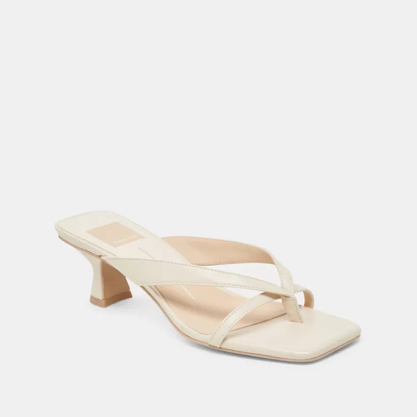 Sandals | Heels | Dolce Vita BREVEL HEELS OFF WHITE LEATHER OFFWHITELEATHER