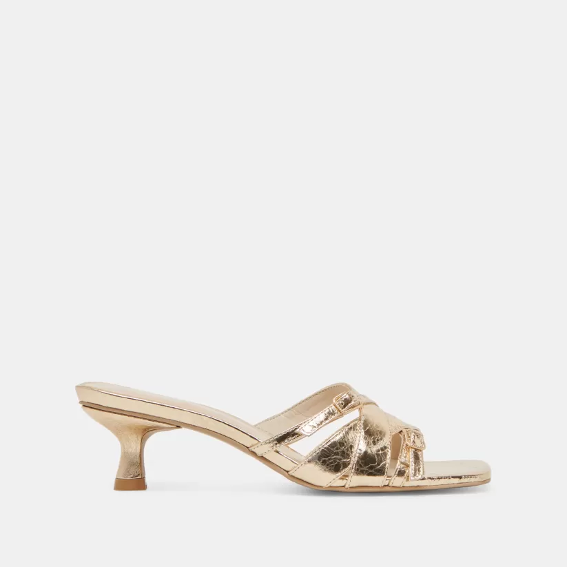 Make It Metallic | Heels | Dolce Vita BRYANT HEELS GOLD DISTRESSED LEATHER GOLDDISTRESSEDLEATHER