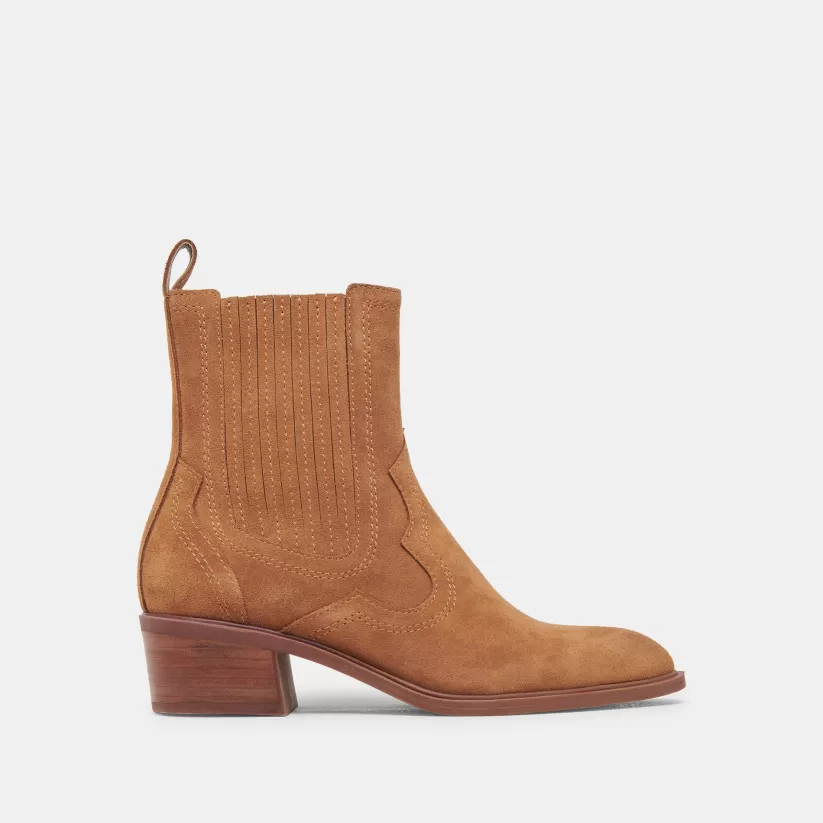 Wide Widths | Dolce Vita BRYLEE H2O WIDE BOOTIES BROWN SUEDE BROWNSUEDE