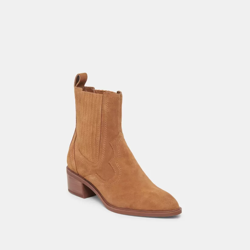 Wide Widths | Dolce Vita BRYLEE H2O WIDE BOOTIES BROWN SUEDE BROWNSUEDE