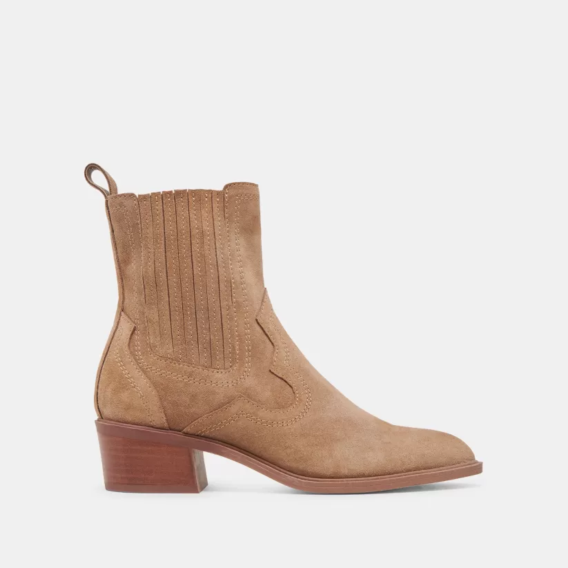 Wide Widths | Dolce Vita BRYLEE H2O WIDE BOOTIES MUSHROOM SUEDE MUSHROOMSUEDE
