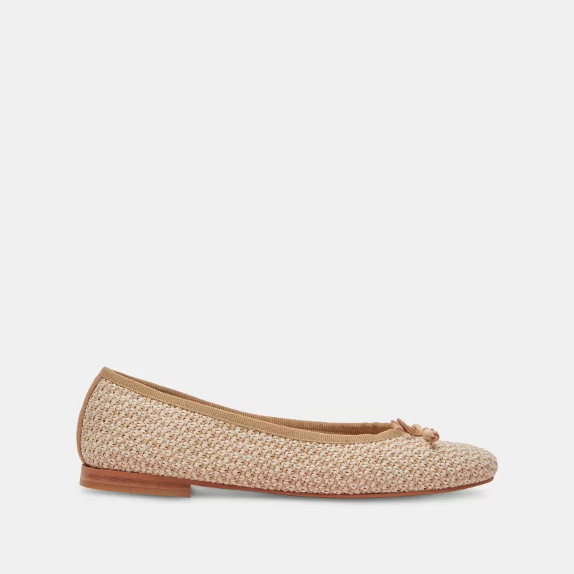 Ballet Flats | Flats & Loafers | Dolce Vita CACY BALLET FLATS WHITE NATURAL RAFFIA WHITENATURALRAFFIA