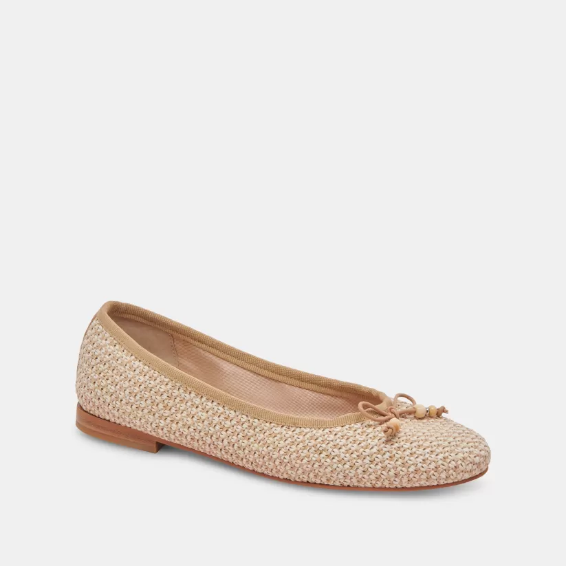 Ballet Flats | Flats & Loafers | Dolce Vita CACY BALLET FLATS WHITE NATURAL RAFFIA WHITENATURALRAFFIA