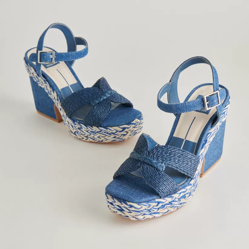 Sandals | Heels | Dolce Vita CALE HEELS BLUE DENIM BLUEDENIM
