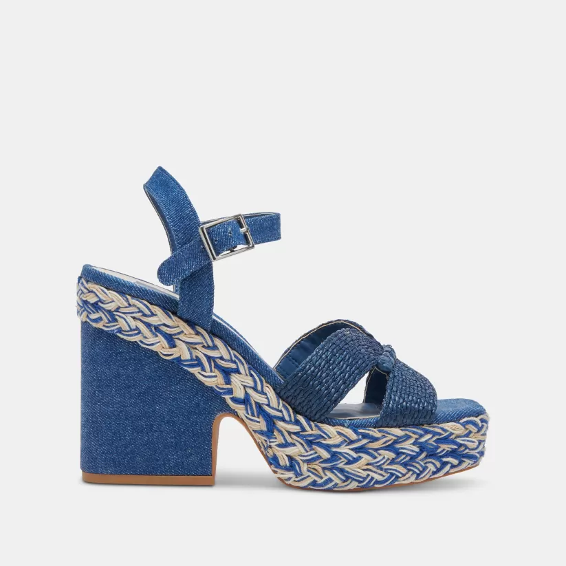 Sandals | Heels | Dolce Vita CALE HEELS BLUE DENIM BLUEDENIM