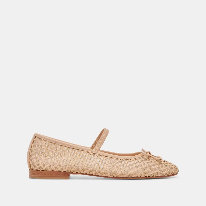 Mary Janes | Ballet Flats | Dolce Vita CARIN RAFFIA BALLET FLATS LT NATURAL RAFFIA LTNATURALRAFFIA