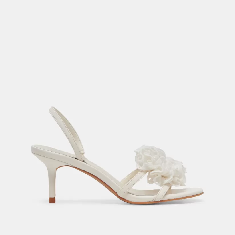 Heels | Dolce Vita CECILA HEELS WHITE FLORAL EYELET WHITEFLORALEYELET