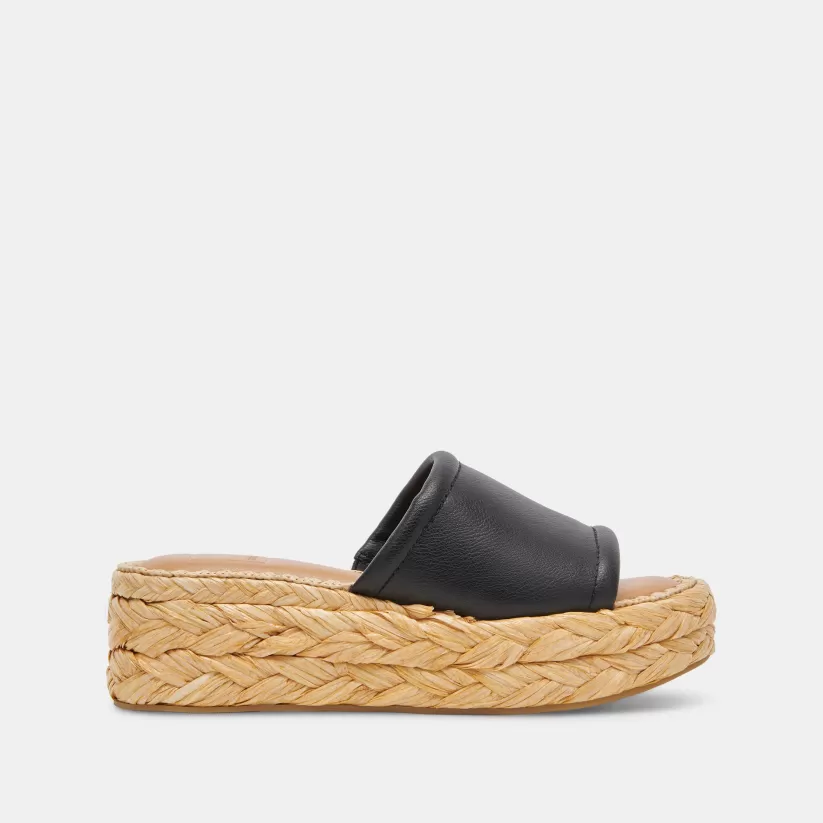 Sandals | Dolce Vita CHAVI SANDALS BLACK LEATHER BLACKLEATHER