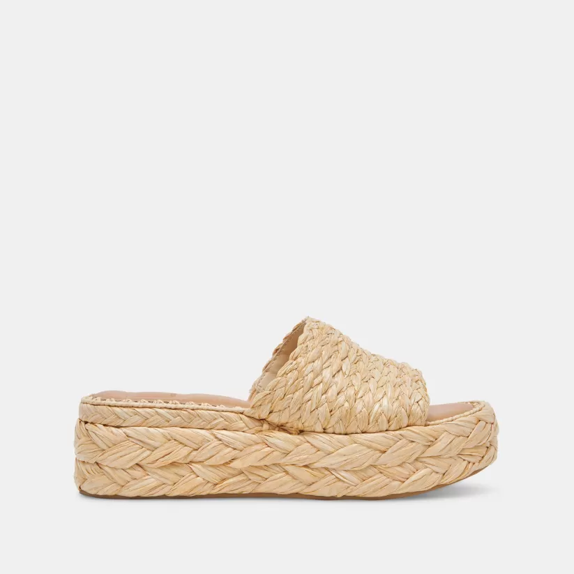 Extended Sizing | Sandals | Dolce Vita CHAVI SANDALS LT NATURAL RAFFIA LTNATURALRAFFIA