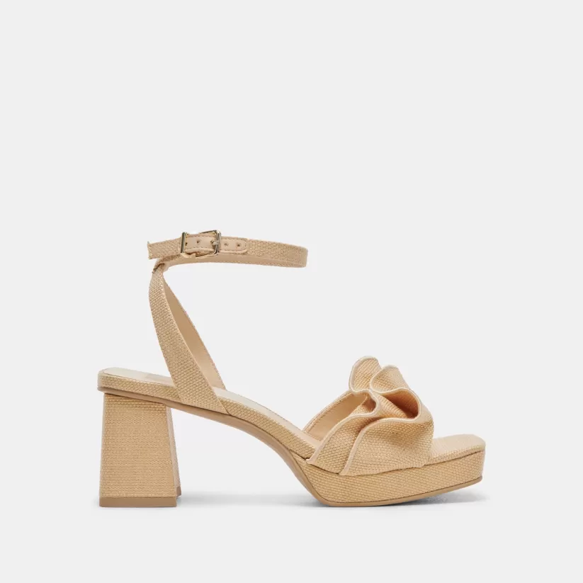 Sandals | Heels | Dolce Vita CHEER HEELS LT NATURAL RAFFIA LTNATURALRAFFIA