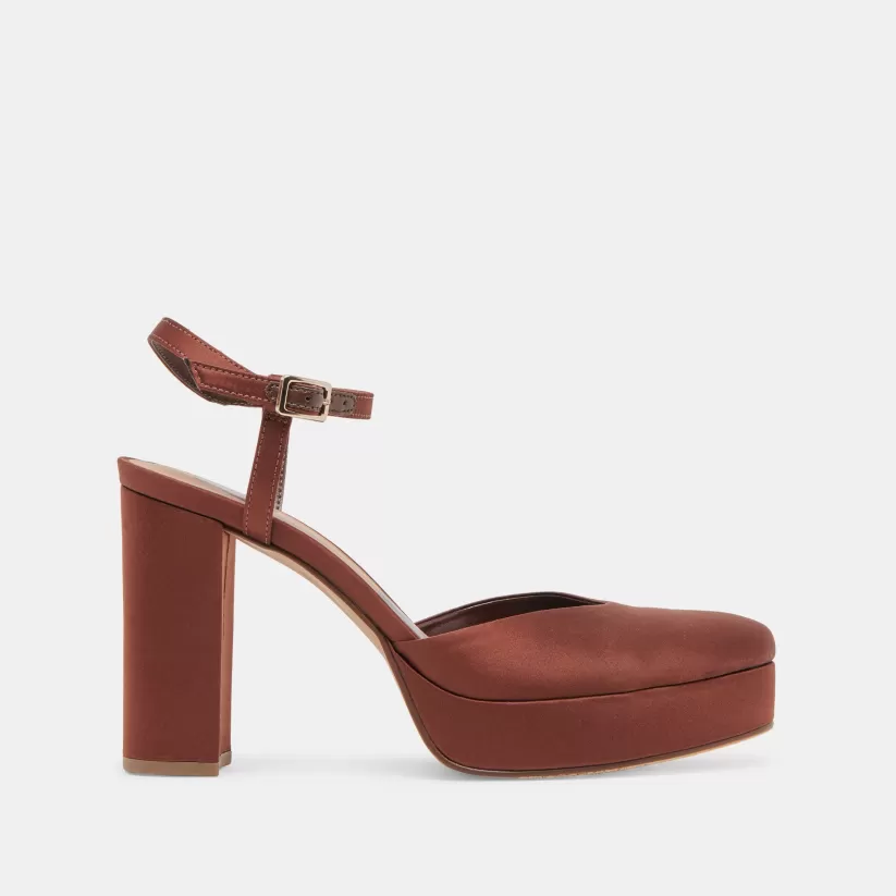 Heels | Dolce Vita CLAUD HEELS CHOCOLATE SATIN CHOCOLATESATIN