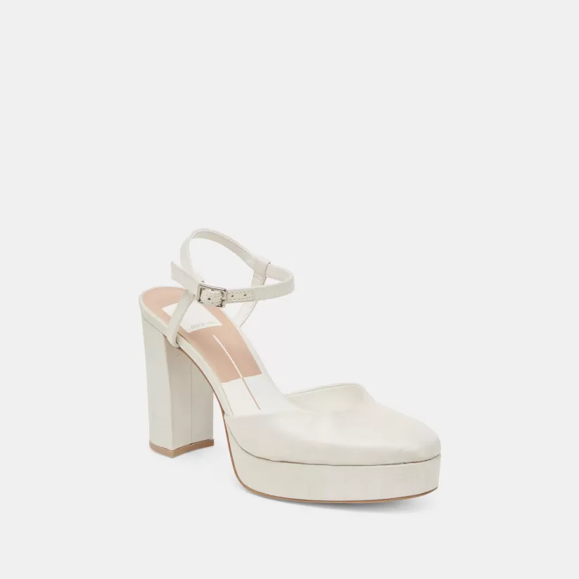 Heels | Dolce Vita CLAUD HEELS WHITE SATIN WHITESATIN