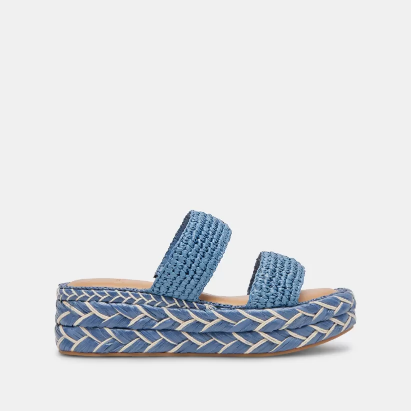 Sandals | Dolce Vita CORLA SANDALS BLUE RAFFIA BLUERAFFIA
