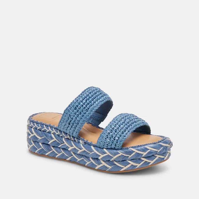 Sandals | Dolce Vita CORLA SANDALS BLUE RAFFIA BLUERAFFIA