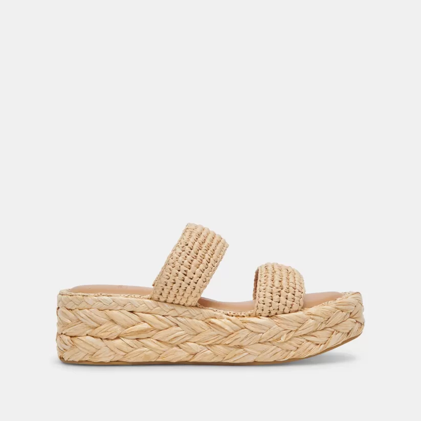 Sandals | Dolce Vita CORLA SANDALS LT NATURAL RAFFIA LTNATURALRAFFIA