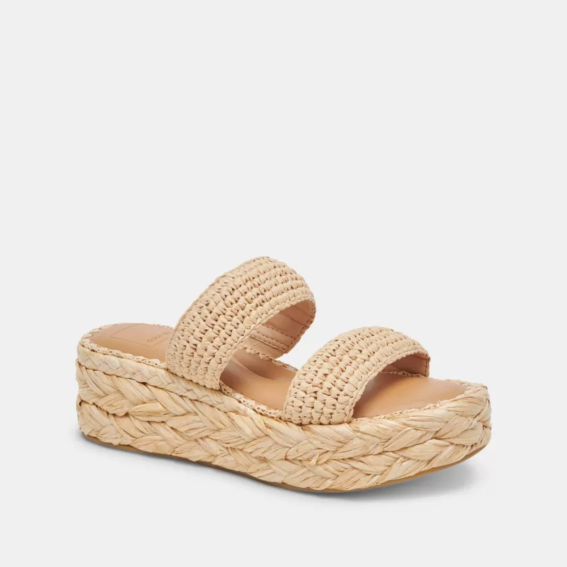 Sandals | Dolce Vita CORLA SANDALS LT NATURAL RAFFIA LTNATURALRAFFIA