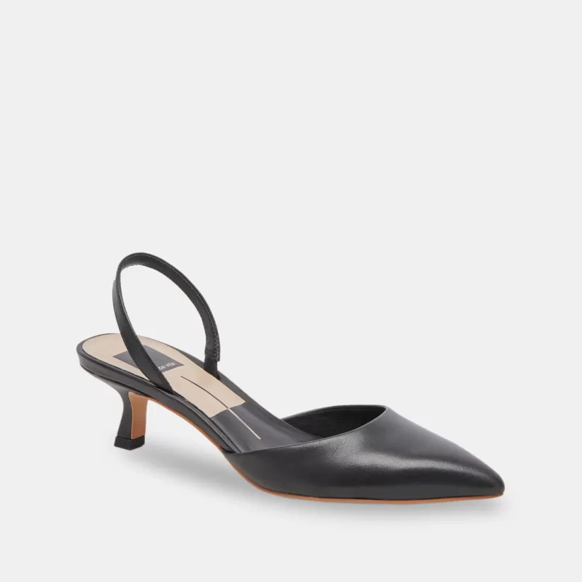 Wide Widths | Heels | Dolce Vita CORSA WIDE HEELS BLACK LEATHER BLACKLEATHER