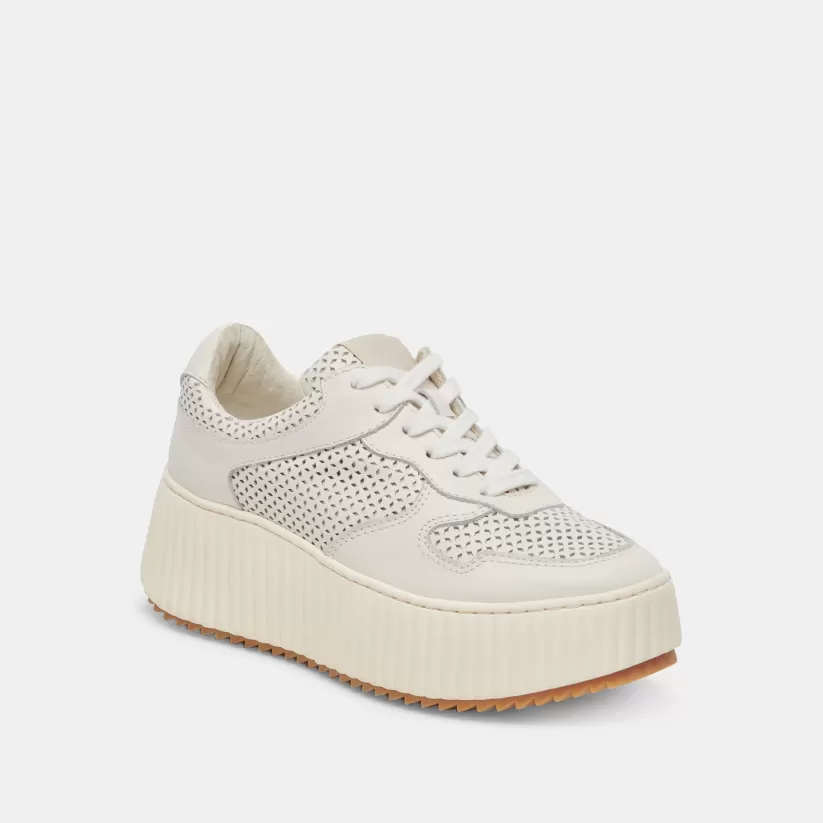 Sneakers | Dolce Vita DAISHA SNEAKERS WHITE PERFORATED LEATHER WHITEPERFORATEDLEATHER