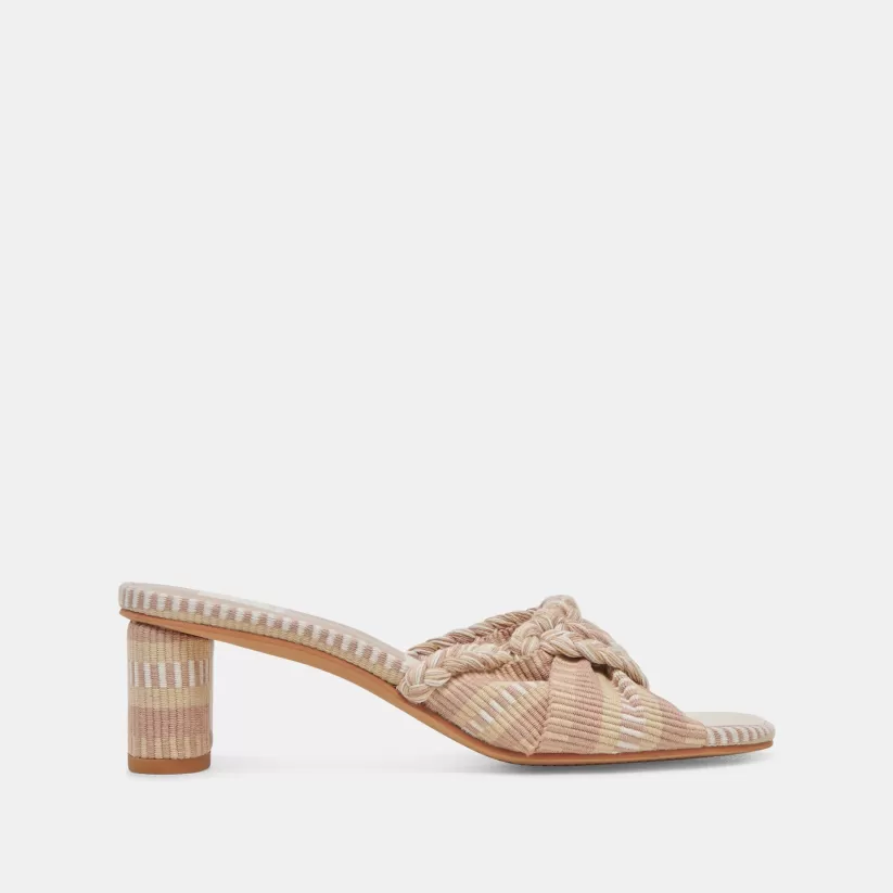 Sandals | Heels | Dolce Vita DALLIE HEELS NATURAL MULTI WOVEN NATURALMULTIWOVEN