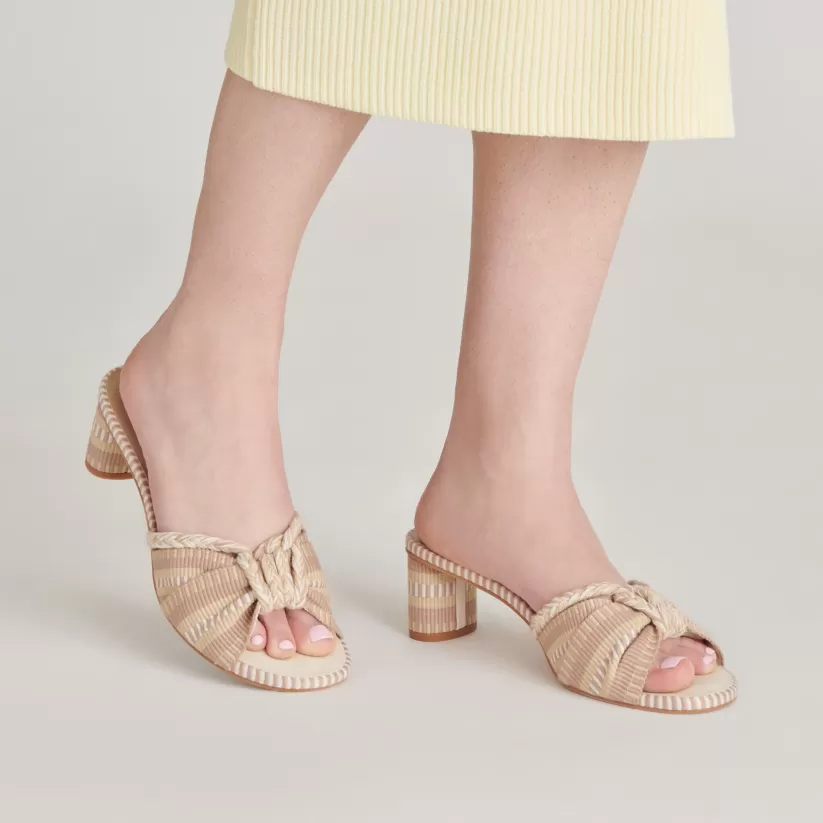 Sandals | Heels | Dolce Vita DALLIE HEELS NATURAL MULTI WOVEN NATURALMULTIWOVEN