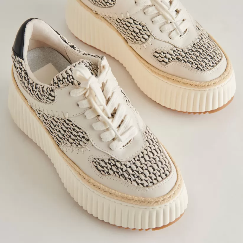 Sneakers | Dolce Vita DANDI SNEAKERS BLACK NATURAL RAFFIA BLACKNATURALRAFFIA