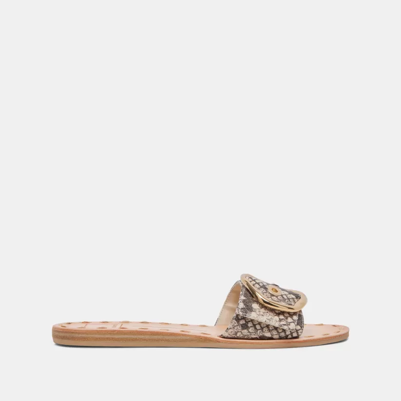 Sandals | Dolce Vita DANNA SANDALS BLACK WHITE EMBOSSED SNAKE BLACKWHITEEMBOSSEDSNAKE