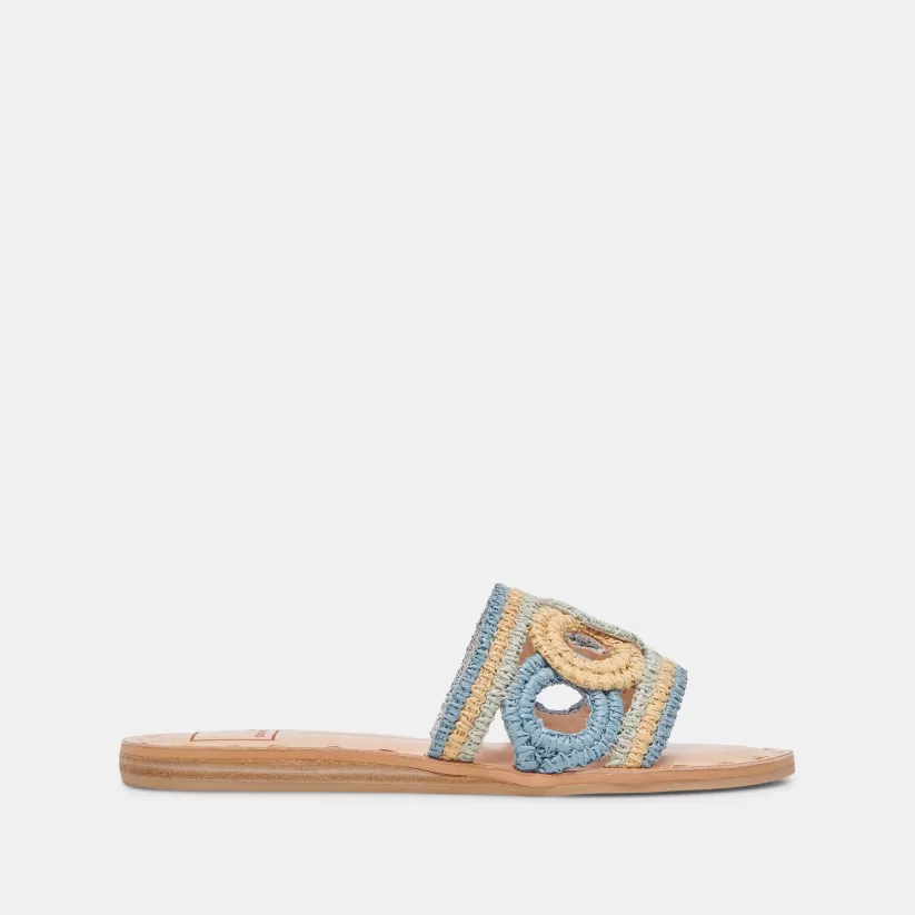 Sandals | Dolce Vita DANY SANDALS BLUE MULTI RAFFIA BLUEMULTIRAFFIA