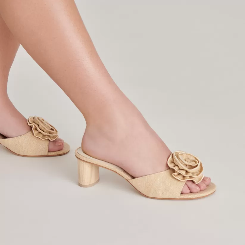 Sandals | Heels | Dolce Vita DARLY HEELS NATURAL RAFFIA NATURALRAFFIA