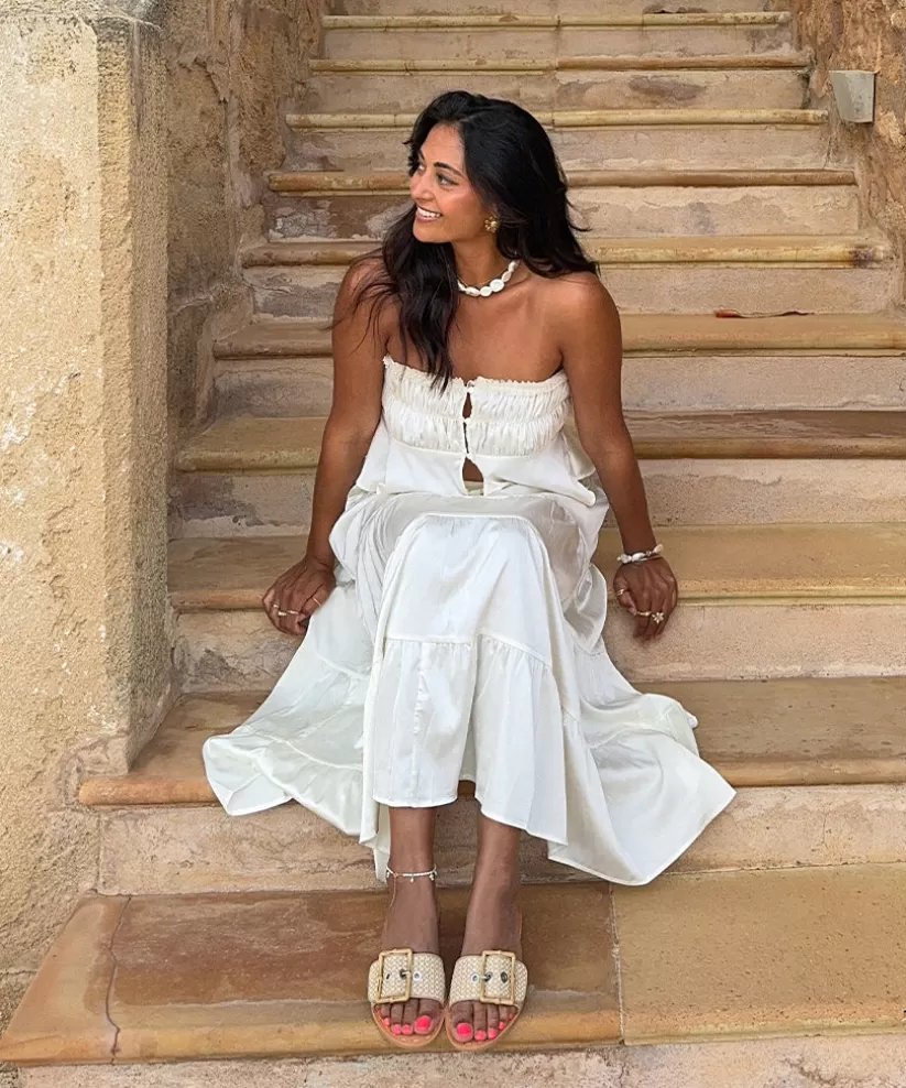 Sandals | Dolce Vita DASA SANDALS WHITE NATURAL RAFFIA WHITENATURALRAFFIA