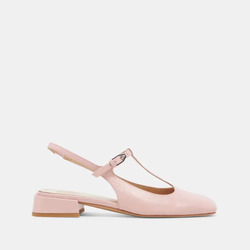 Mary Janes | Flats & Loafers | Dolce Vita DEIDRA FLATS PINK CRINKLE PATENT LEATHER PINKCRINKLEPATENTLEATHER