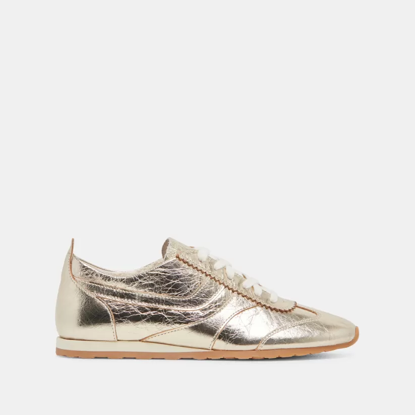 Make It Metallic | Sneakers | Dolce Vita DELANY SNEAKERS LIGHT GOLD CRINKLE PATENT LIGHTGOLDCRINKLEPATENT
