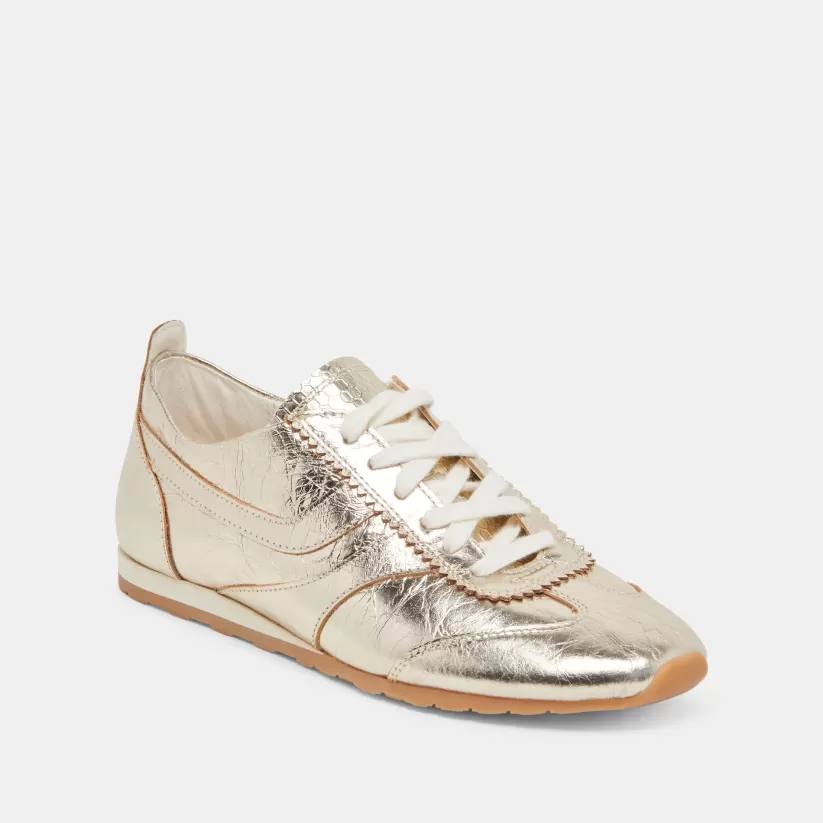 Make It Metallic | Sneakers | Dolce Vita DELANY SNEAKERS LIGHT GOLD CRINKLE PATENT LIGHTGOLDCRINKLEPATENT