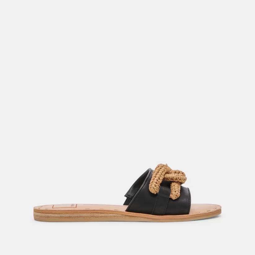Sandals | Dolce Vita DESA SANDALS BLACK LEATHER BLACKLEATHER