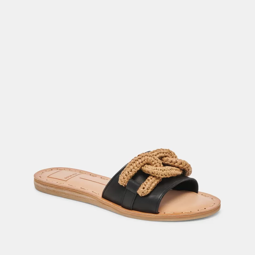 Sandals | Dolce Vita DESA SANDALS BLACK LEATHER BLACKLEATHER