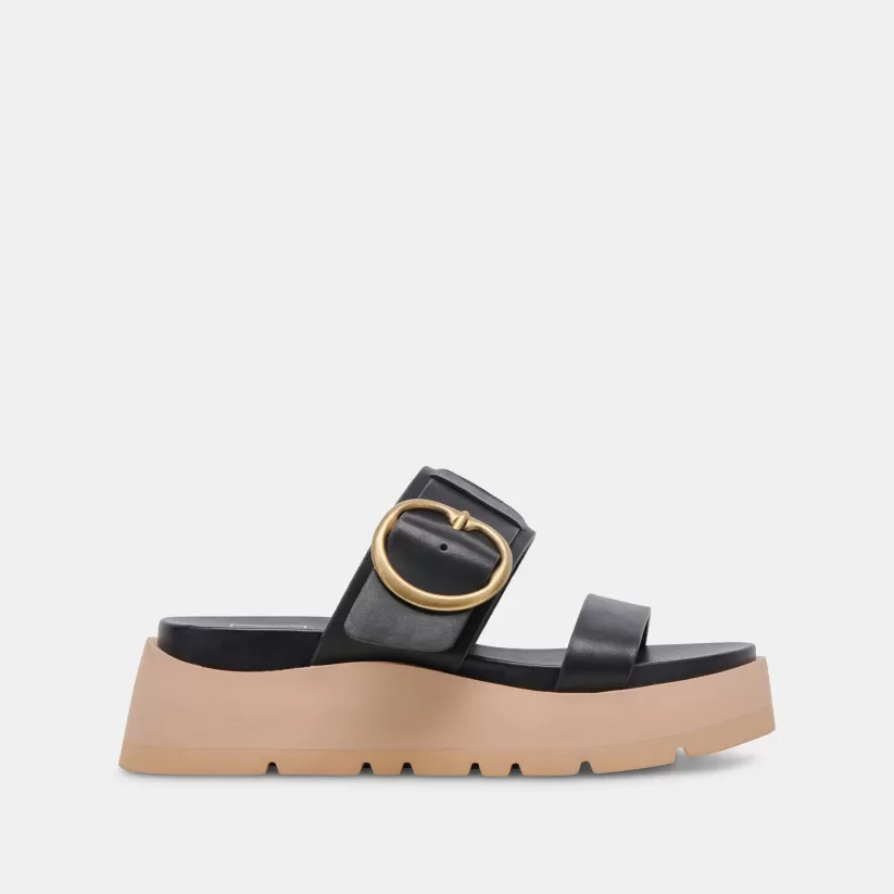 Sandals | Dolce Vita DEX SANDALS BLACK LEATHER BLACKLEATHER