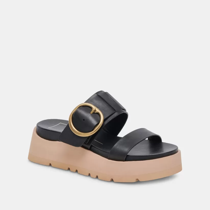 Sandals | Dolce Vita DEX SANDALS BLACK LEATHER BLACKLEATHER