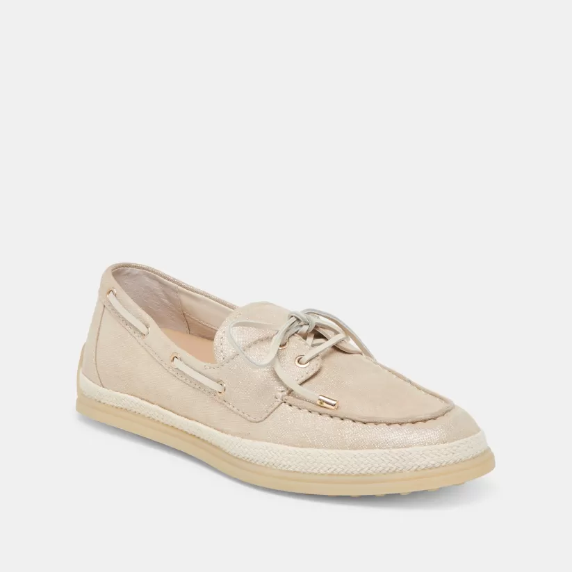 Make It Metallic | Sneakers | Dolce Vita DORIS LOAFERS TAUPE METALLIC WOVEN TAUPEMETALLICWOVEN