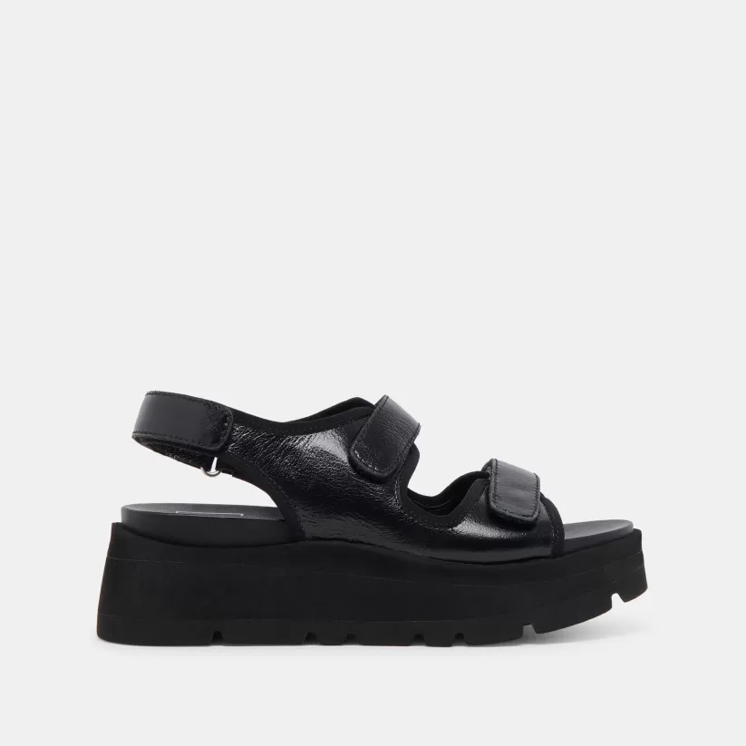 Sandals | Dolce Vita DUBAI SANDALS MIDNIGHT CRINKLE PATENT MIDNIGHTCRINKLEPATENT