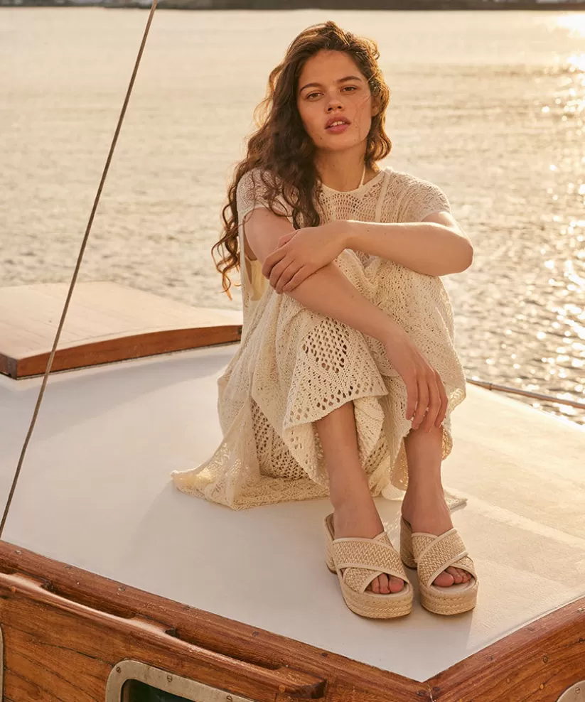 Wedges | Sandals | Dolce Vita ELDORA HEELS NATURAL WHITE RAFFIA NATURALWHITERAFFIA