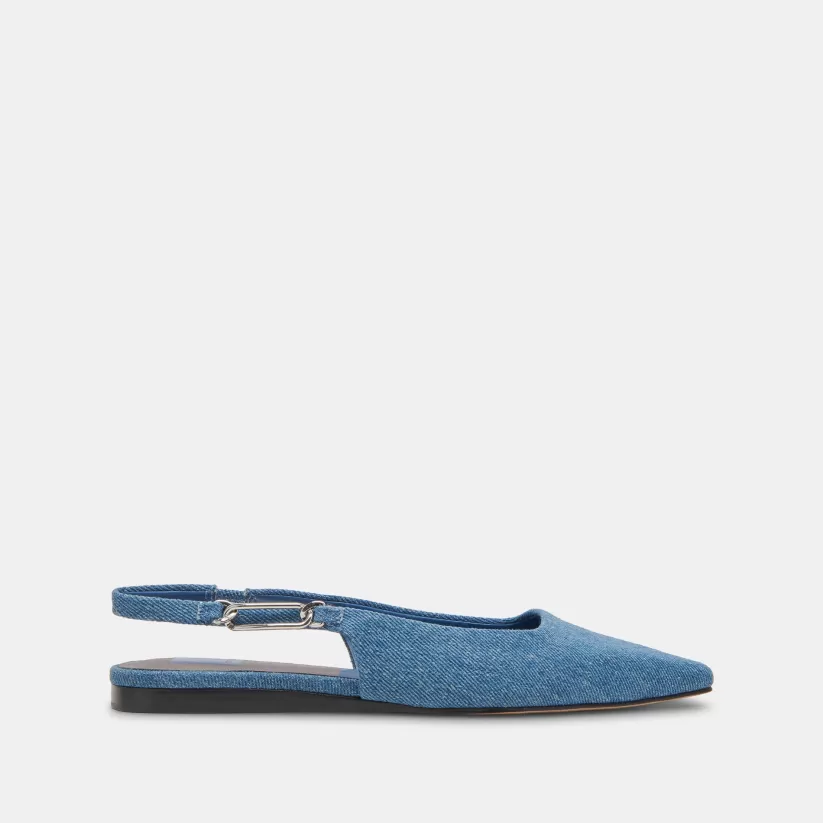 Ballet Flats | Flats & Loafers | Dolce Vita ELLEY FLATS BLUE DENIM BLUEDENIM