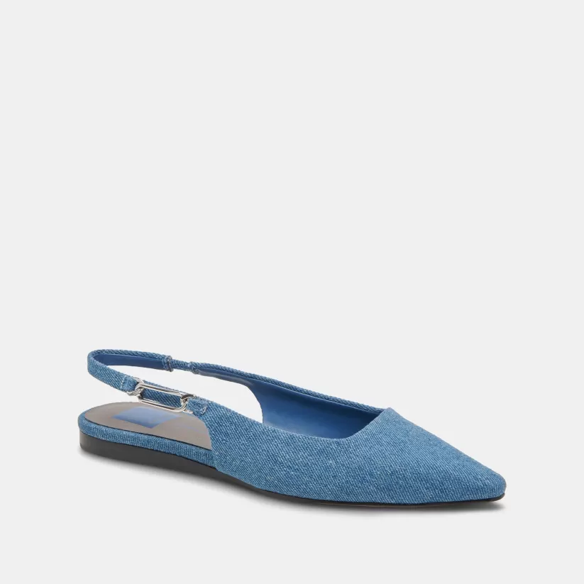 Ballet Flats | Flats & Loafers | Dolce Vita ELLEY FLATS BLUE DENIM BLUEDENIM