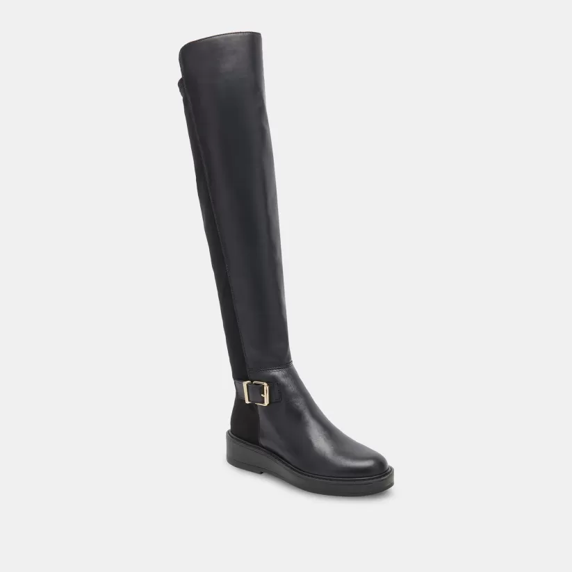 Tall Boots | Dolce Vita EMBER BOOTS BLACK LEATHER BLACKLEATHER