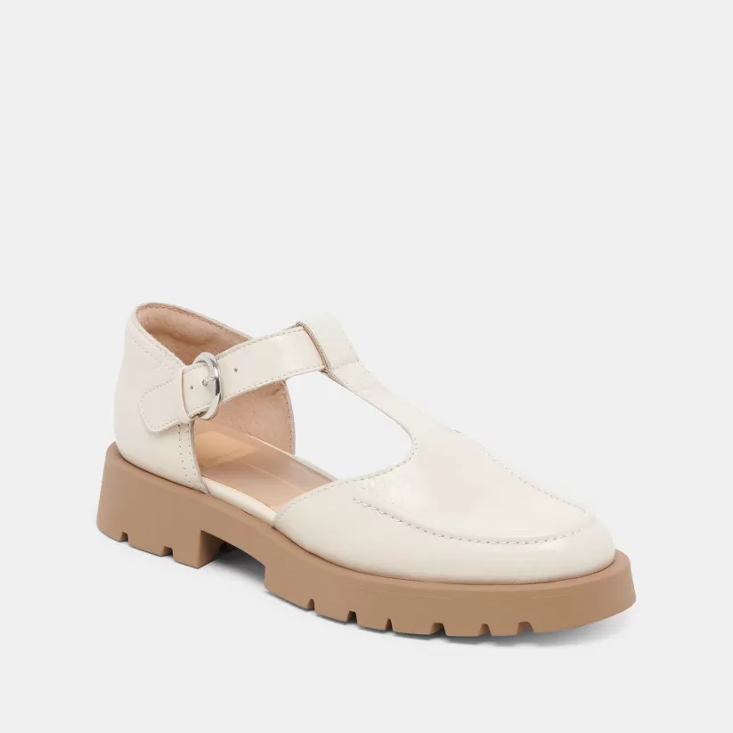 Mary Janes | Flats & Loafers | Dolce Vita EMILIO FLATS CREAM CRINKLE PATENT LEATHER CREAMCRINKLEPATENTLEATHER
