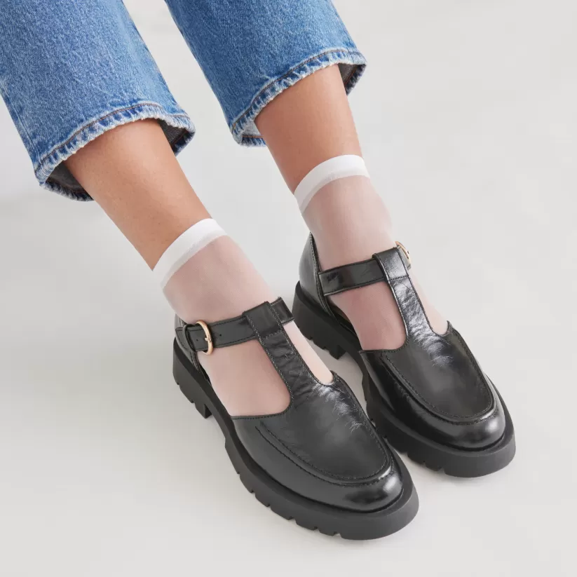 Mary Janes | Flats & Loafers | Dolce Vita EMILIO FLATS MIDNIGHT CRINKLE PATENT LEATHER MIDNIGHTCRINKLEPATENTLEATHER
