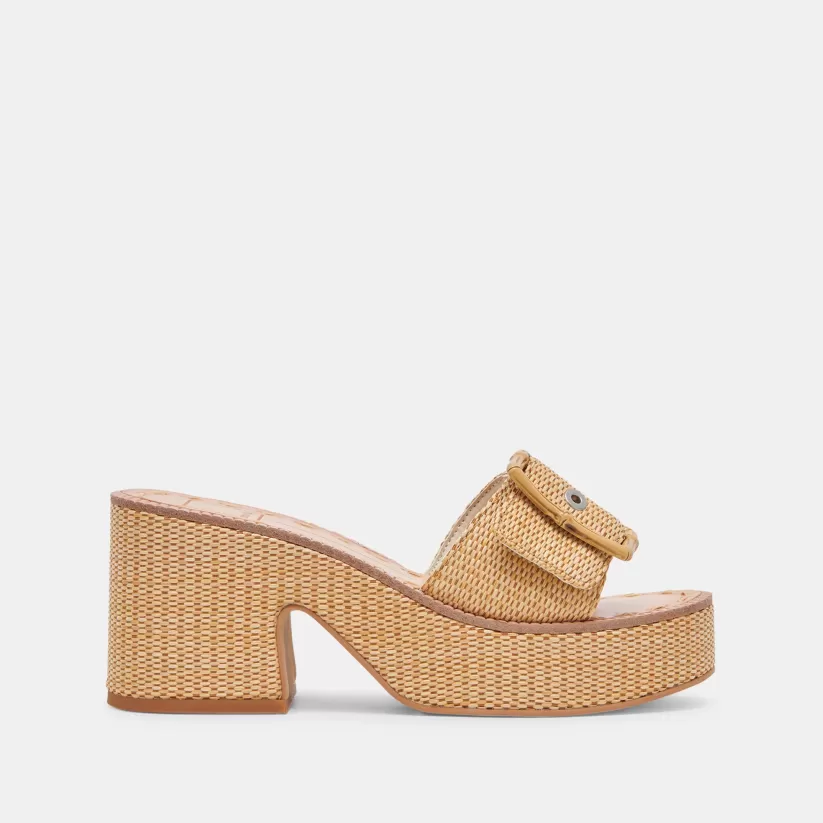 Sandals | Heels | Dolce Vita ERA HEELS WARM NATURAL RAFFIA WARMNATURALRAFFIA