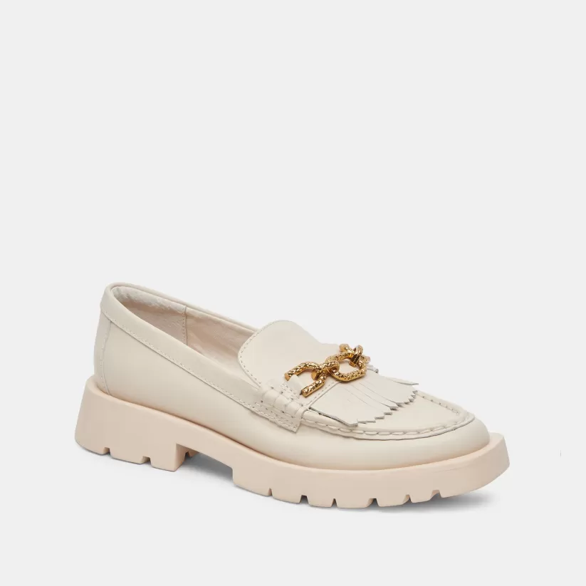 Wide Widths | Flats & Loafers | Dolce Vita ERNA WIDE FLATS IVORY LEATHER IVORYLEATHER