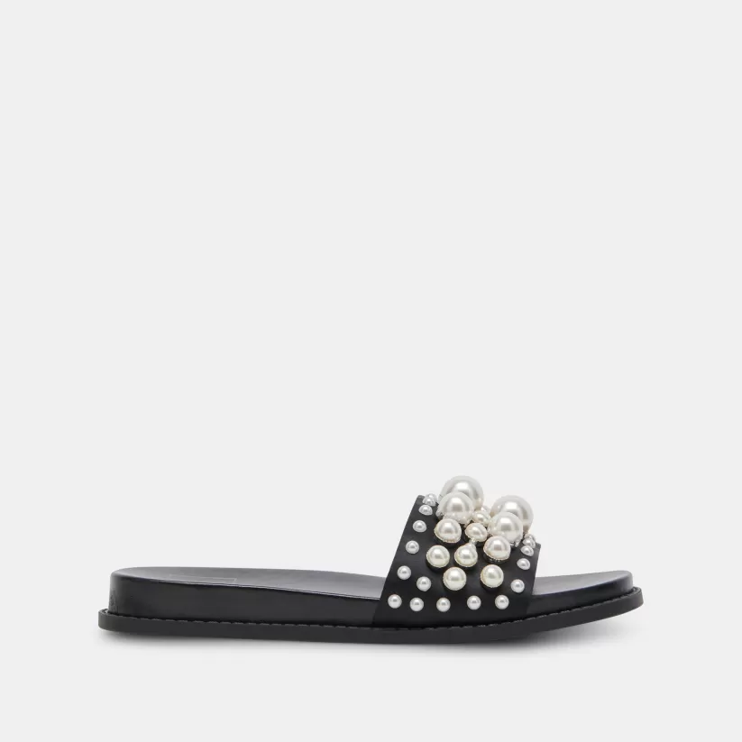 Sandals | Dolce Vita GABBI PEARL SANDALS BLACK PEARLS BLACKPEARLS