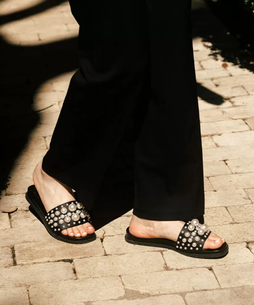Sandals | Dolce Vita GABBI PEARL SANDALS BLACK PEARLS BLACKPEARLS