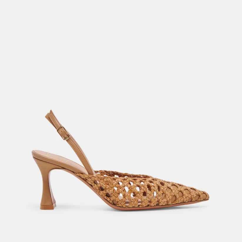 Sandals | Heels | Dolce Vita GLORIA HEELS NATURAL WOVEN NATURALWOVEN